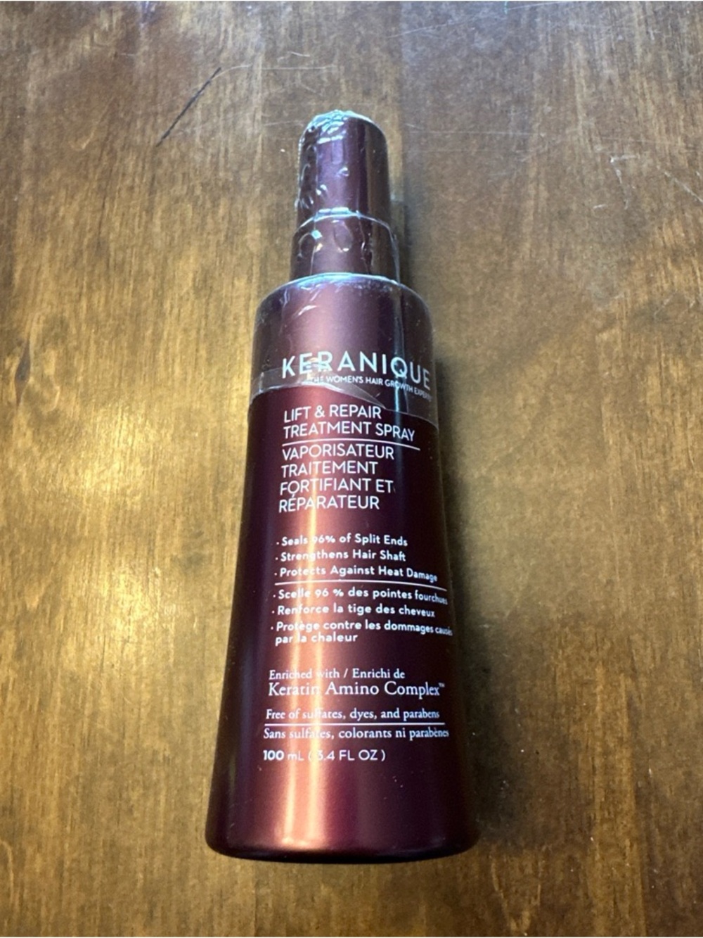 Keranique Lift and Repair Treatment Spray for Thicker Fuller Hair 3.4oz Sealed